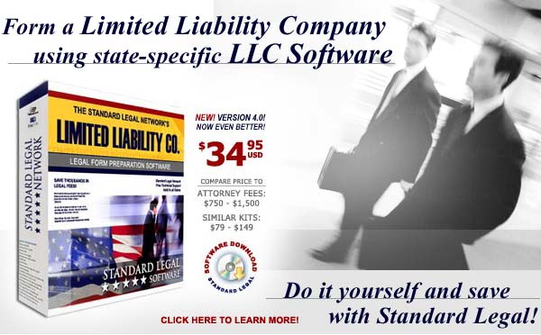 do it yourself LLC software from Standard Legal