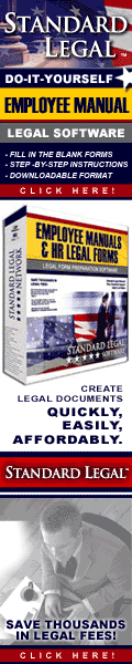 do it yourself Employee Manual software from Standard Legal