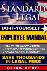 do it yourself Employee Manual software from Standard Legal