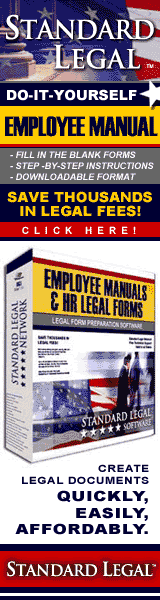 do it yourself Employee Manual software from Standard Legal