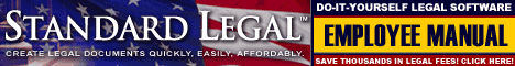 do it yourself Employee Manual software from Standard Legal
