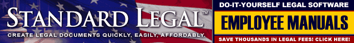 do it yourself Employee Manual software from Standard Legal