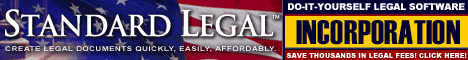 do it yourself Incorporation software from Standard Legal