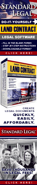 do it yourself Land Contract software from Standard Legal