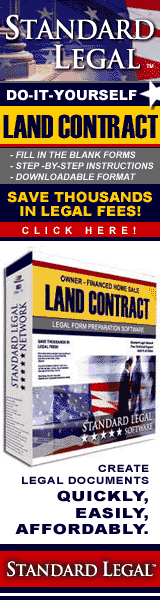 do it yourself Land Contract software from Standard Legal