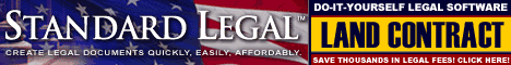 do it yourself Land Contract software from Standard Legal
