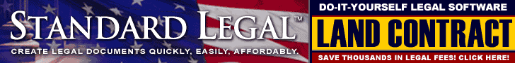 do it yourself Land Contract software from Standard Legal