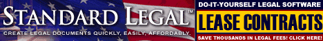 do it yourself Lease Agreements software from Standard Legal