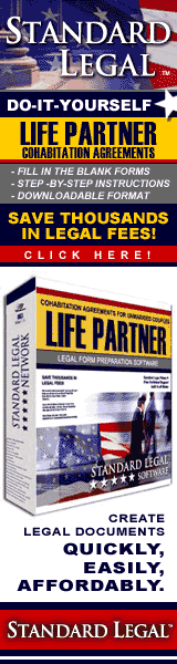 do it yourself Life Partner Cohabitation Agreements software from Standard Legal