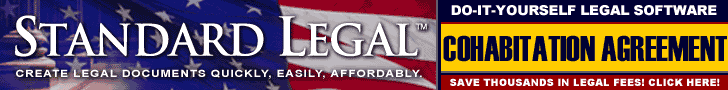 do it yourself Life Partner Cohabitation Agreements software from Standard Legal