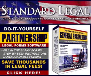 do it yourself Partnership software from Standard Legal