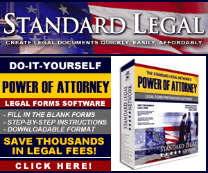 do it yourself Power-of-Attorney software from Standard Legal