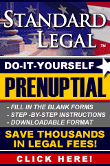 do it yourself Premarital Agreements software from Standard Legal