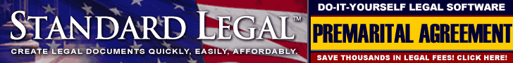 do it yourself Premarital Agreements software from Standard Legal
