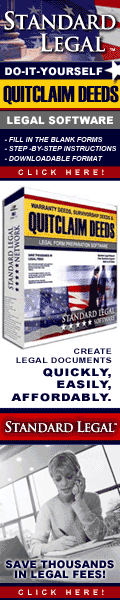 do it yourself Quitclaim-Deeds software from Standard Legal