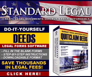 do it yourself Quitclaim-Deeds software from Standard Legal
