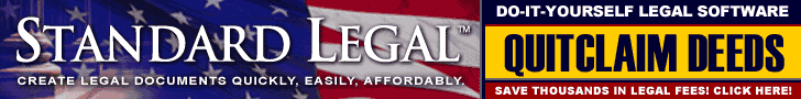 do it yourself Quitclaim-Deeds software from Standard Legal