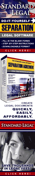 do it yourself Separation Agreement software from Standard Legal