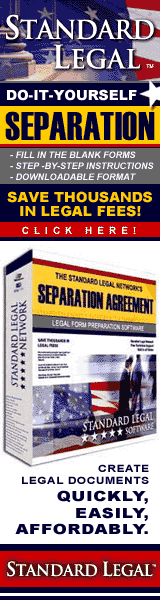 do it yourself Separation Agreement software from Standard Legal